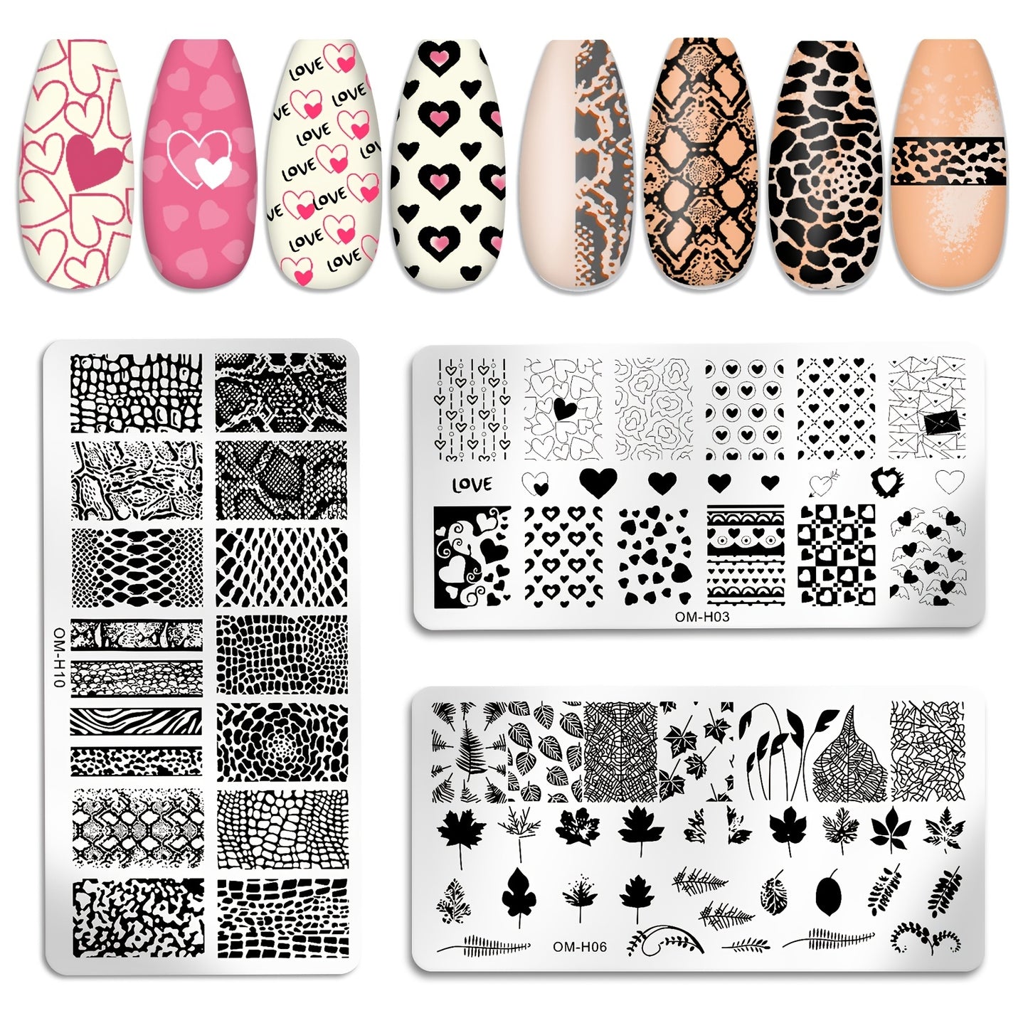 Manicure Printing Template Pattern Transfer Tool