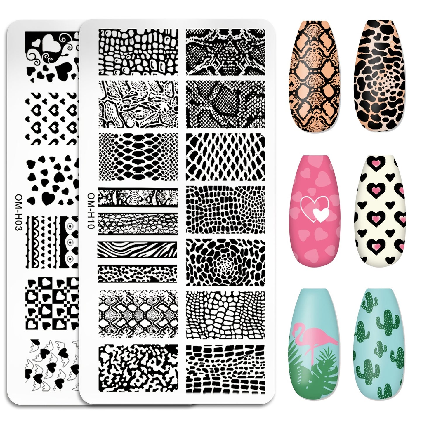 Manicure Printing Template Pattern Transfer Tool