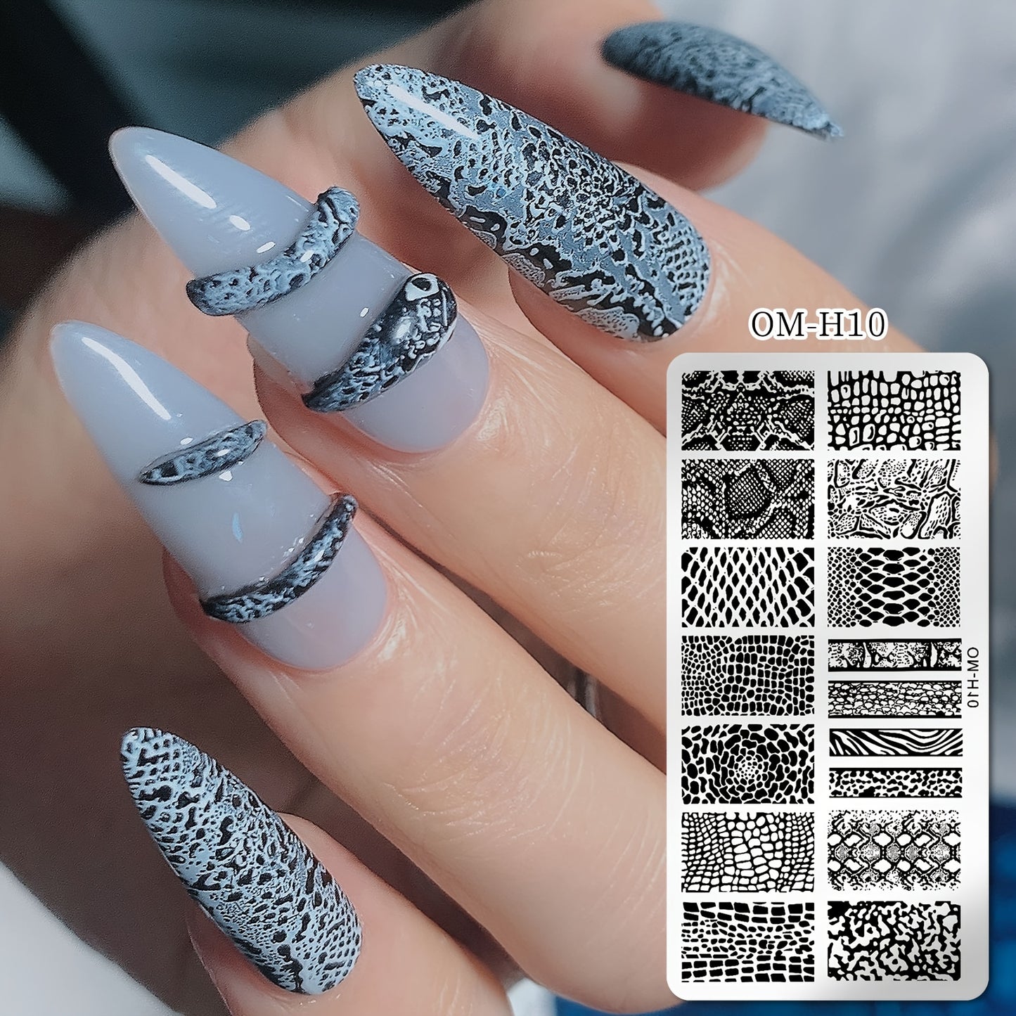 Manicure Printing Template Pattern Transfer Tool