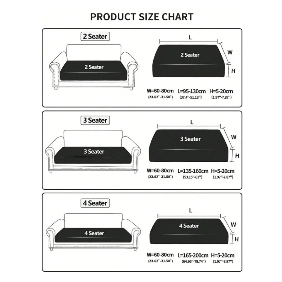 Four-season universal new solid color sofa hats jacquard all-inclusive sofa cushion covers non-slip breathable sofa hats wholesa