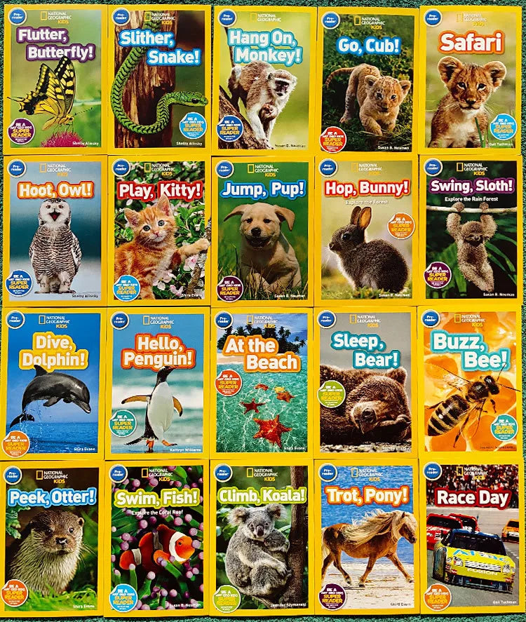 20 Books Geographic Kids Readers Pre-reader Ready To Read English Reading Books Hell High School Life