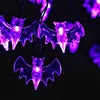 Led Orange Pumpkin String Light for Halloween Christmas New Year Decoration Festival Atmosphere Party Supplies