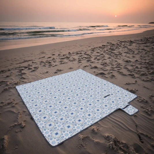 Hodtown Outdoor Waterproof Foldable Picnic Mat Thick Beach Blanket for Travel and Outdoor Activities Camping