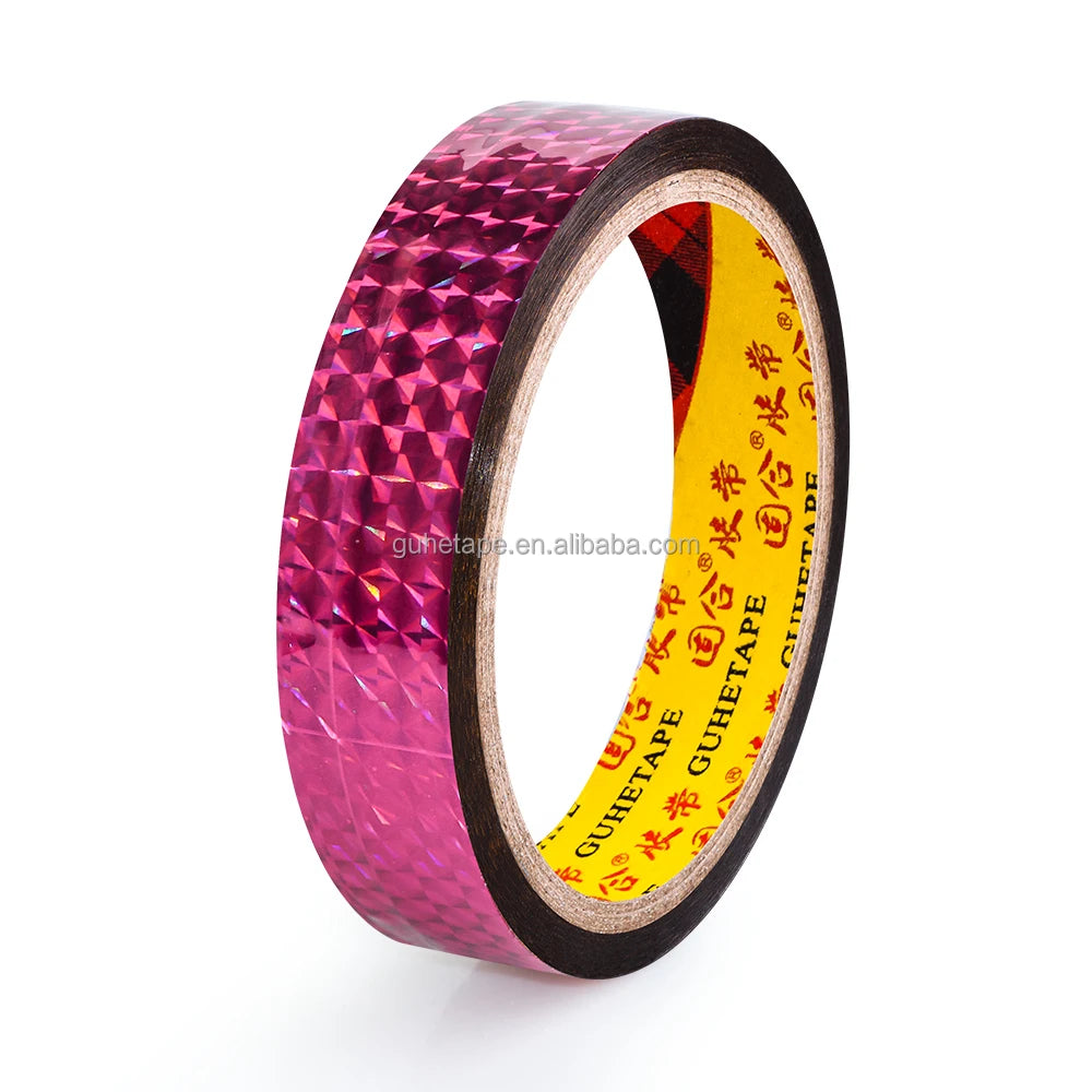Holographic Metallic BOPP Tapes for DIY Decorative Gift Box Party Supplies Home School Office Decorations for Art Projects