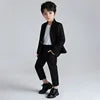 Top Grade Children Clothes Formal Boy's Suits Kids Clothing Sets Pink Black