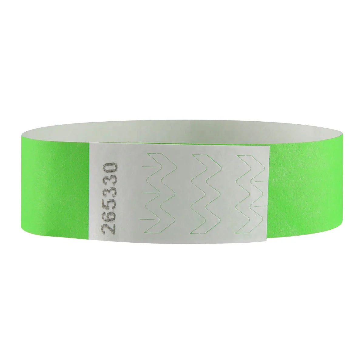 Solid Color Tyvek Paper Wristband 19x250mm with Series Numbers 1000/Pack Promotional Party Supplies, for Events