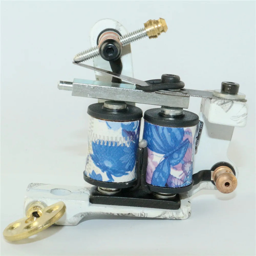 Professioanl Cast Iron Tattoo Machine US Dollar Design Tattoo Guns 10 Wrap Coils Handmade Machine For Shader Liner  TM-768