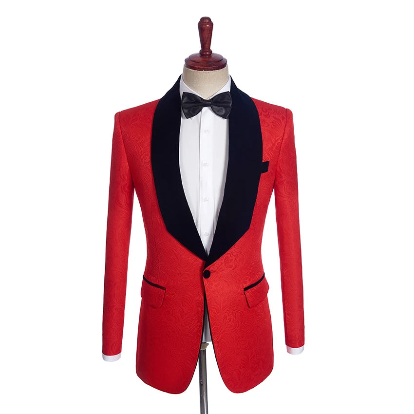 M04 Red Suit Customized Size New Arrive Wedding Tuxedos Suzhou Guangzhou GZ Shop Party Suits Grooms Wedding Dress Best Man Suits