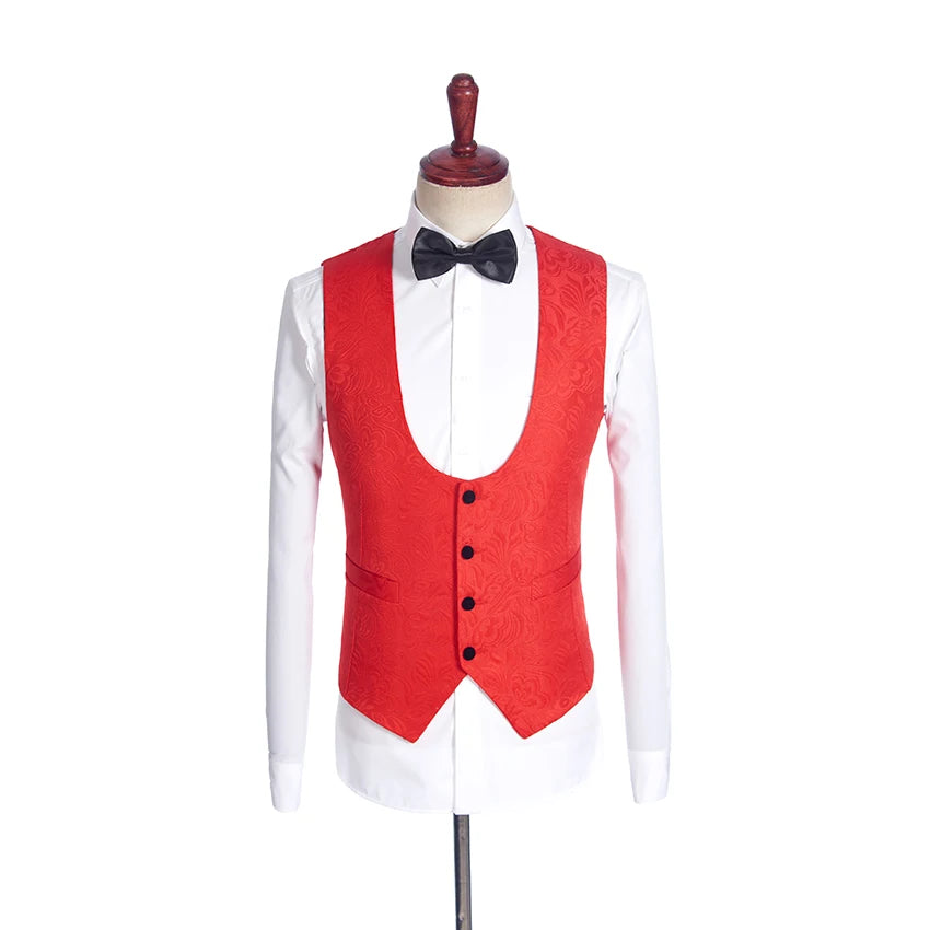 M04 Red Suit Customized Size New Arrive Wedding Tuxedos Suzhou Guangzhou GZ Shop Party Suits Grooms Wedding Dress Best Man Suits