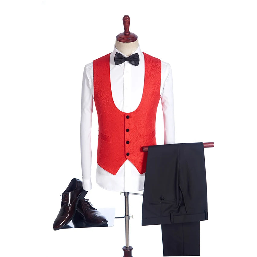 M04 Red Suit Customized Size New Arrive Wedding Tuxedos Suzhou Guangzhou GZ Shop Party Suits Grooms Wedding Dress Best Man Suits