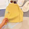 Wholesale Classic Half High Neck Kids Clothing Colorful Solid Baby Girl Pullover Sweater