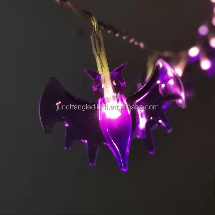 Led Orange Pumpkin String Light for Halloween Christmas New Year Decoration Festival Atmosphere Party Supplies