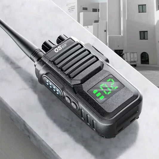 License Free PMR Noise Cancelling Walkie Talkie FT580 Passed CE Led Display IP68 Waterproof Ham Radio  for Outdoor Activities