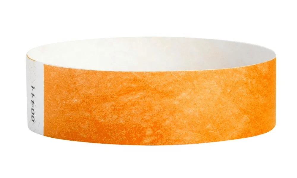 Solid Color Tyvek Paper Wristband 19x250mm with Series Numbers 1000/Pack Promotional Party Supplies, for Events
