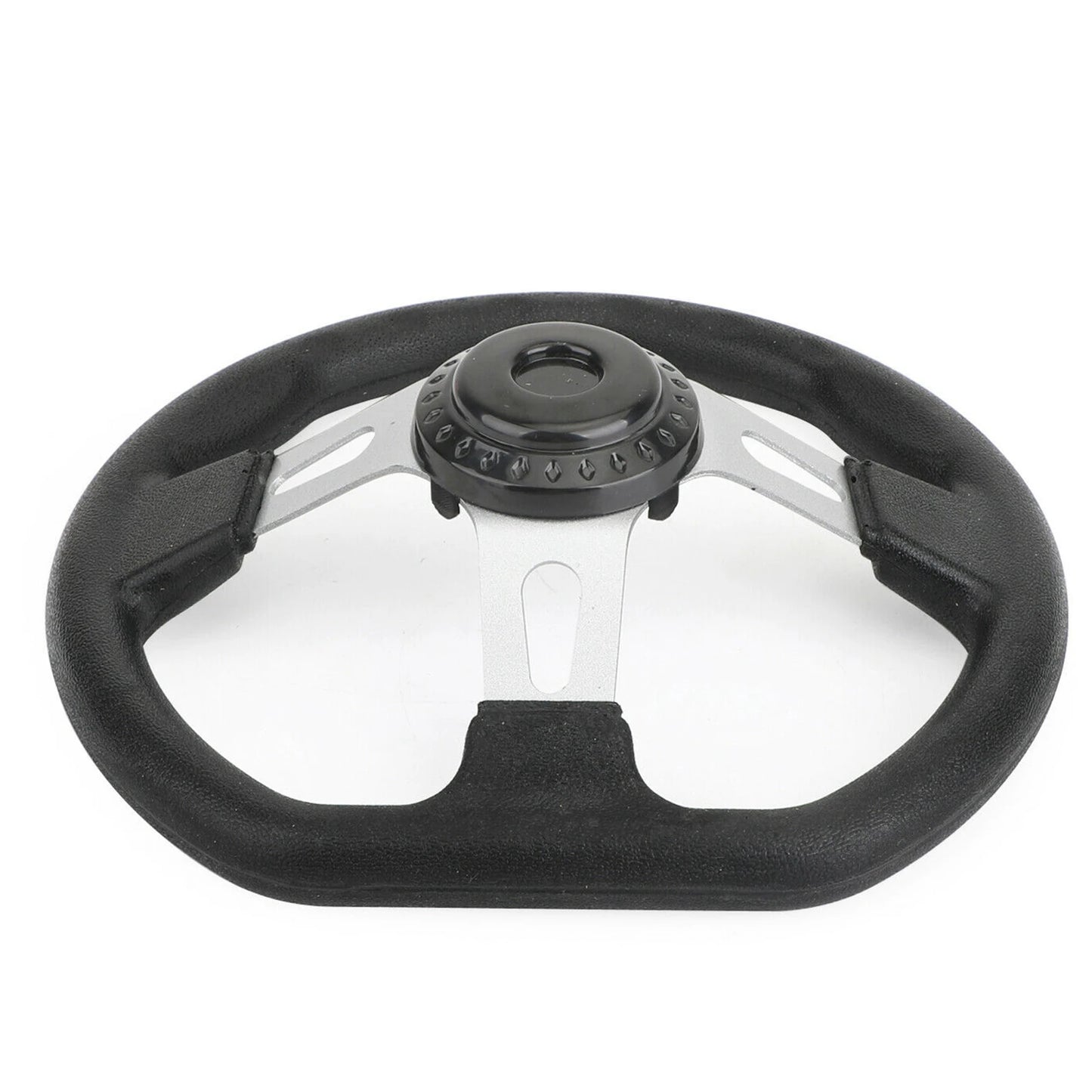 Go Kart Steering Wheel Racing Off Road Sports Go Kart Cart Part 270mm Black
