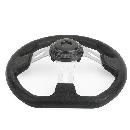 Go Kart Steering Wheel Racing Off Road Sports Go Kart Cart Part 270mm Black