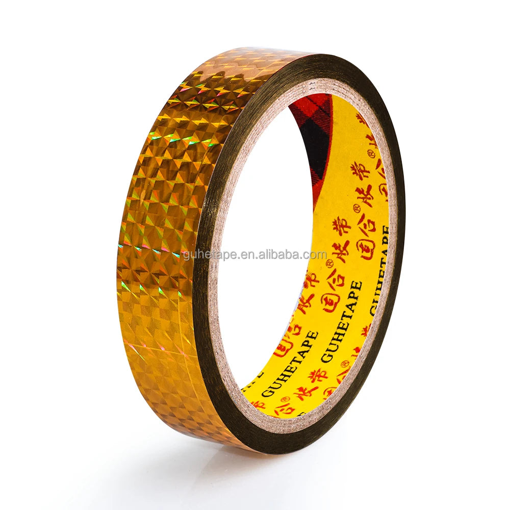 Holographic Metallic BOPP Tapes for DIY Decorative Gift Box Party Supplies Home School Office Decorations for Art Projects