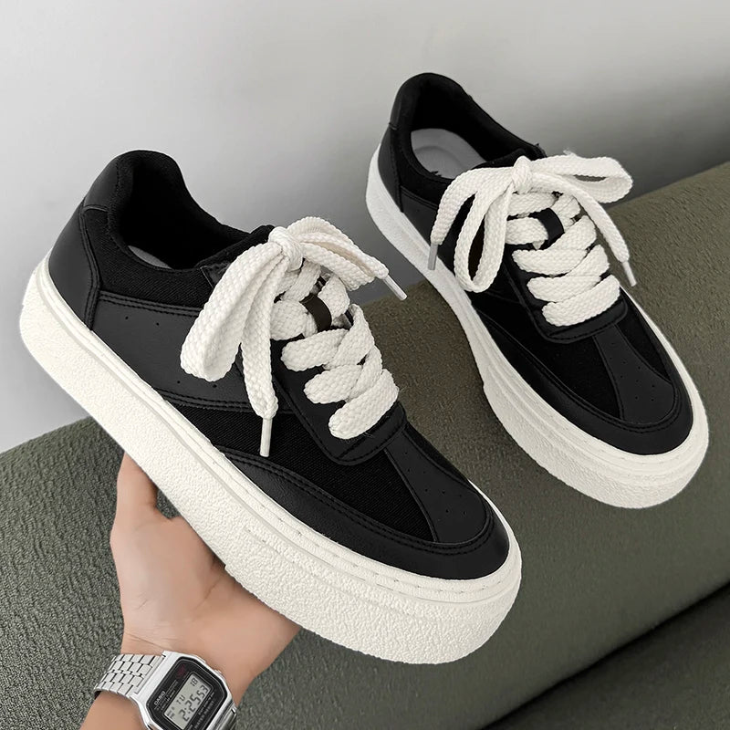 Men's Shoes 2025 Spring New Men Casual Shoes Fashion Printing Flat Retro Comfortable Breathable Non-slip Sports Sneakers for Man