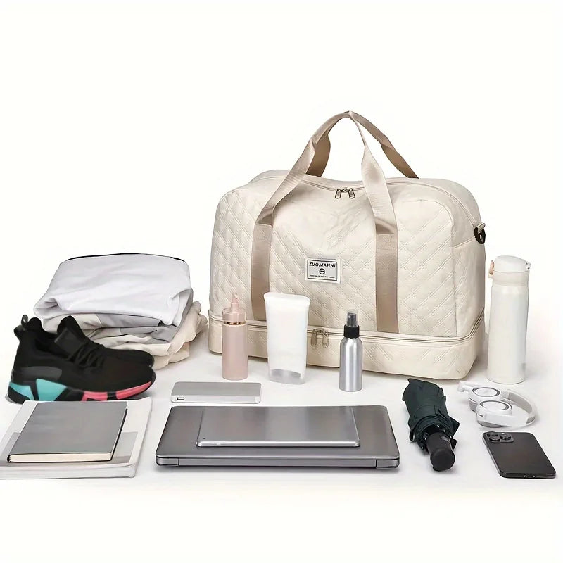 Lightweight Luggage Bag, Large Capacity Travel Duffle Bag Gym Tote Bags, Shoulder Weekender Overnight Bag