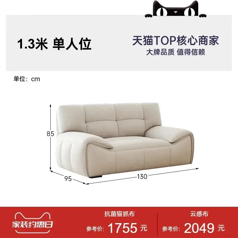 Light Luxury Relaxing Sofa Luxury Comfortable Italiano Designer Sofa Bed Lazy Halloween Reclining Divano Letto Home Decoration