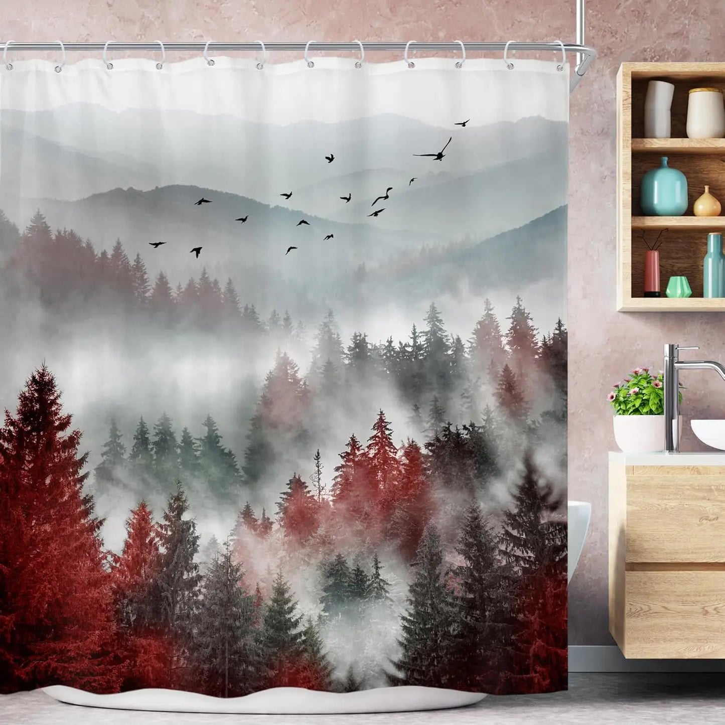 Home shower curtains for bathroom waterproof fabric Modern Nordic style bathroom Curtains shower curtain 180x200 240x180 .