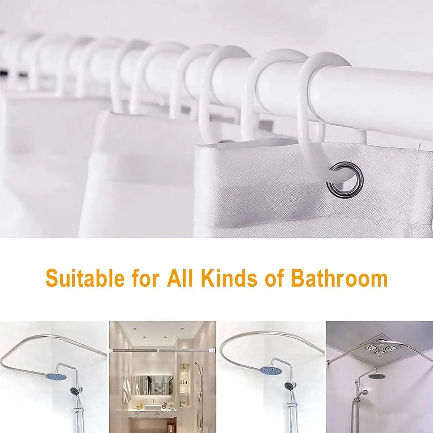 Nature Shower Curtains Woodland Bath Curtain Polyester Cloth Fabric Bathroom Partition with Hooks Scenic Decor Shower Curtain