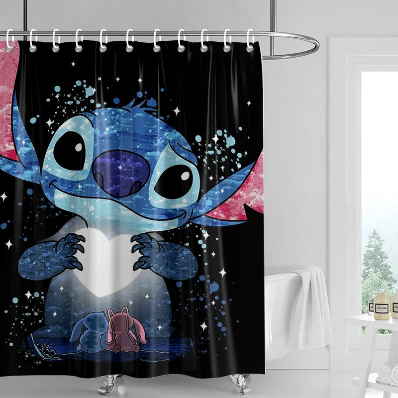 Home decoration shower curtains for bathroom waterproof curtain fabric Modern Nordic style Living Room Merry Christmas winter