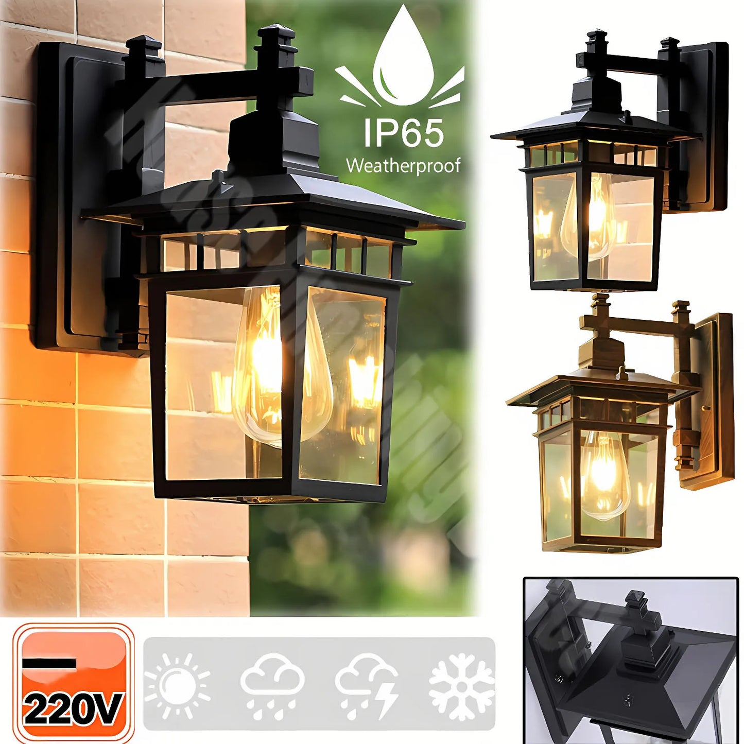 outward Wall Lamp Outdoor Lamp Waterproof Garden Lamp Balcony Wall Lamp Stairway Aisle Entrance Door Outdoor Wall Lamp