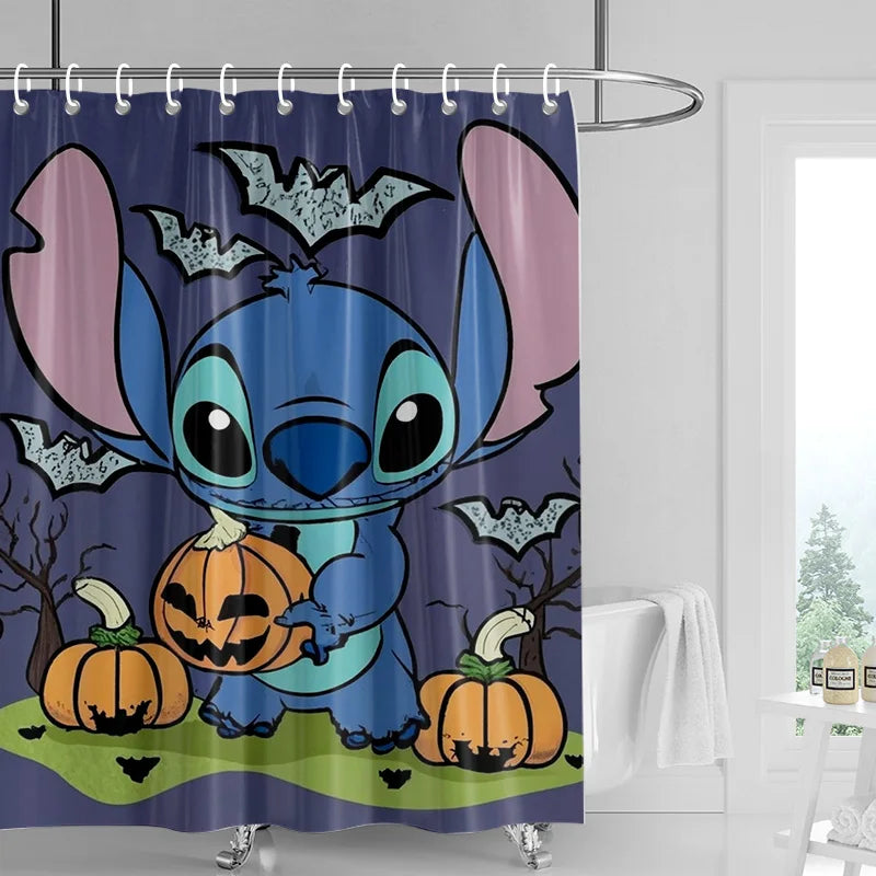 Home decoration shower curtains for bathroom waterproof curtain fabric Modern Nordic style Living Room Merry Christmas winter