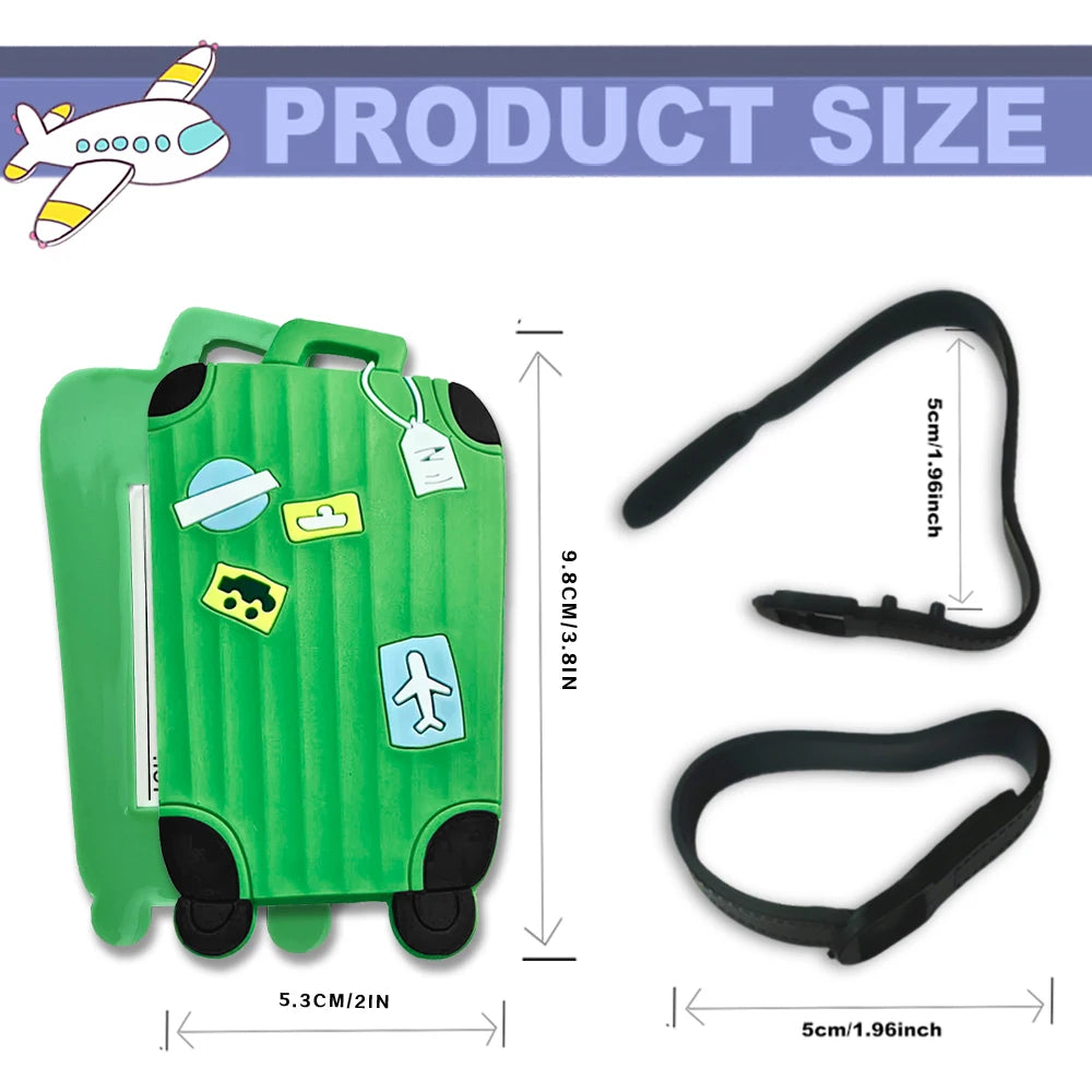 Multifunctional Anti - Loss Luggage Tag: Durable, Privacy - Protected, Waterproof & Boarding Pass Compatible