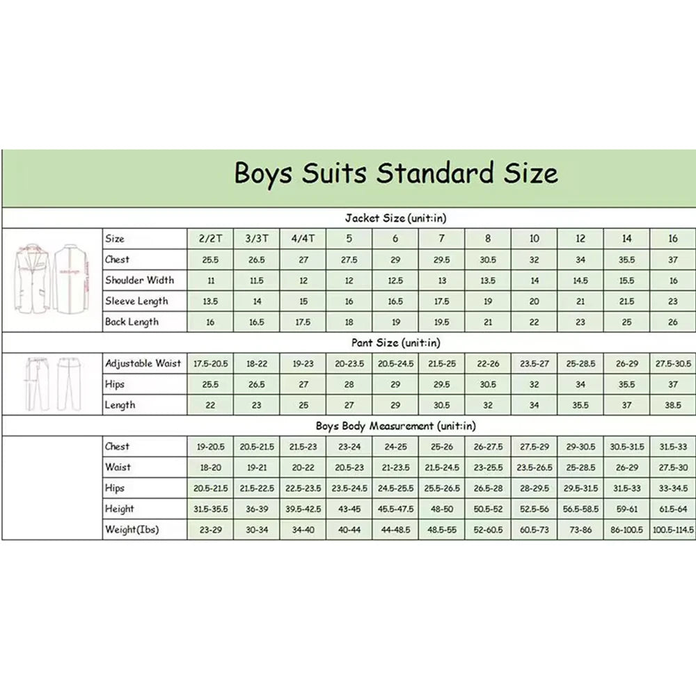 Baby Boy Clothes 2 Piece Fashion Shawl Lapel One Button Child Suit Party Wedding Tuxedo Slim Chic Kids Clothes (Jacket+Pants)