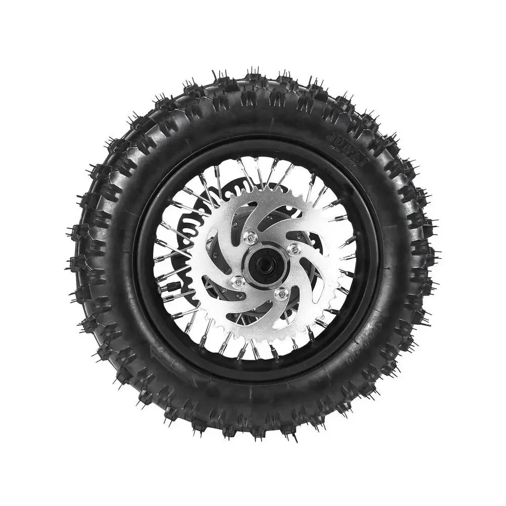 TDPRO 10" Rear Wheel 3.00-10 Rim Tire Tyre Disc Brake Wheel fo Dirt Pit Bike 50cc 70cc 90 Motorcycle