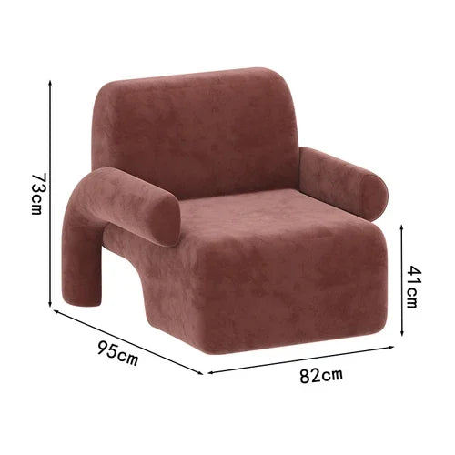 Sectional Single Sofas Modern Elegant Lounge Nordic Sofa Minimalist Luxury Sillas Para Sala De Estar Furniture For Bedroom