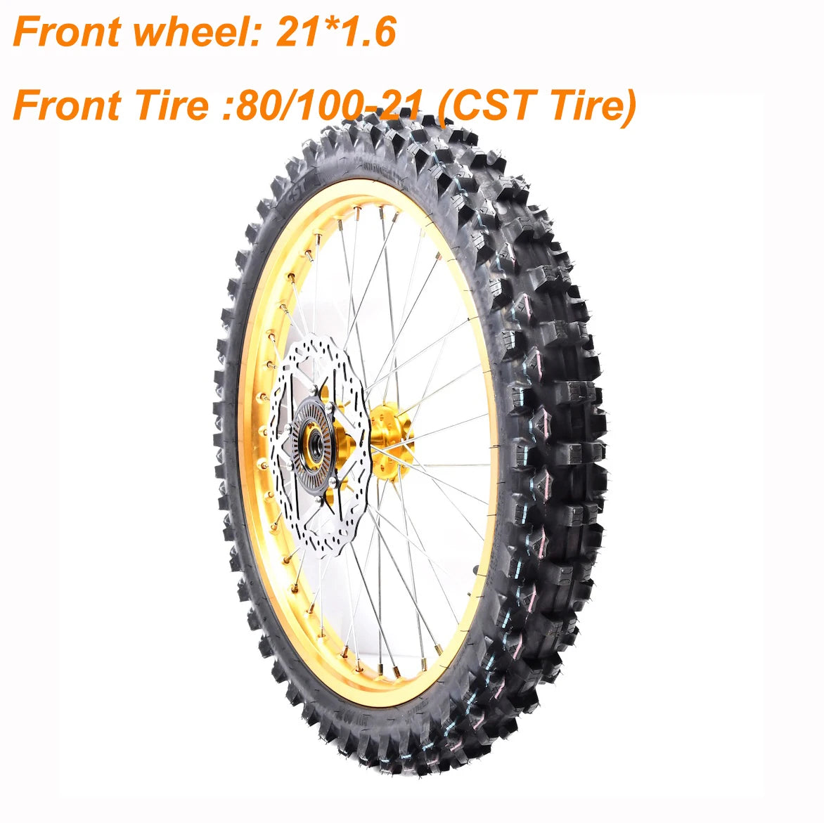 SUR Electric Dirt Bike Ultra bee Modified Off-Road Wheelset 21 front /18 rear wheelset dirt bike tires UB Mod Off-road wheelset