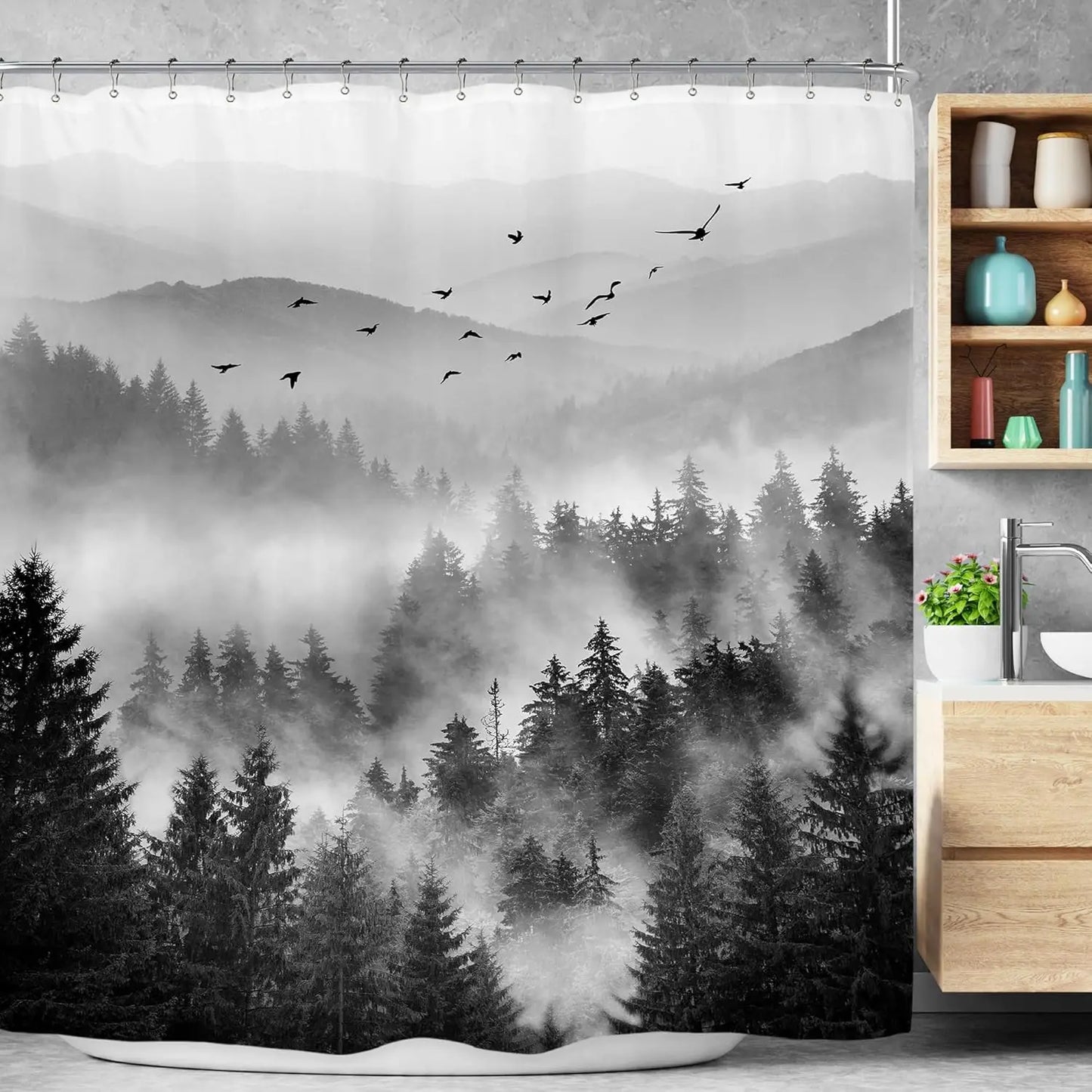 Home shower curtains for bathroom waterproof fabric Modern Nordic style bathroom Curtains shower curtain 180x200 240x180 .