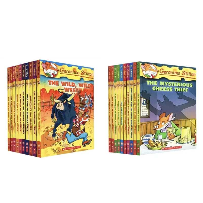 Geronimo Stilton Mouse Reporter 1-80 English Original Chapters, Bridge Books, Complete Set Of 80 Books! Education Teaching