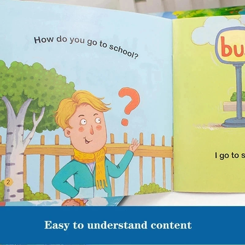 60 Books/set Children's English Early Learning Picture Book Storybook Enlightenment Cognitive Tale Bedtime Story Book