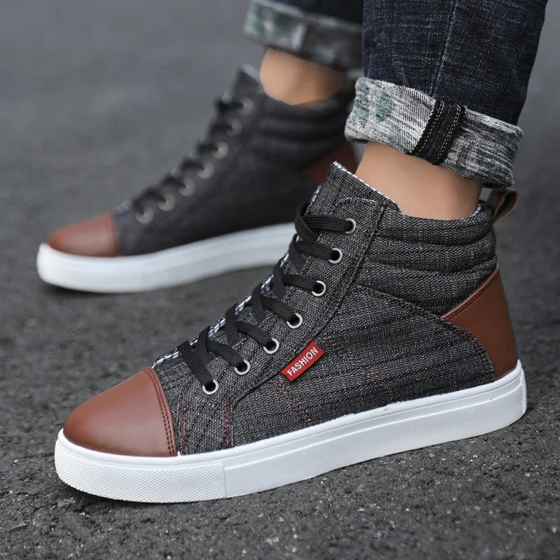 Men's High Top Luxury Sneakers