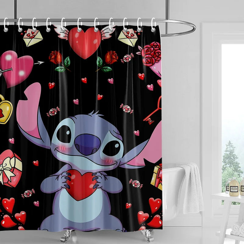 Home decoration shower curtains for bathroom waterproof curtain fabric Modern Nordic style Living Room Merry Christmas winter