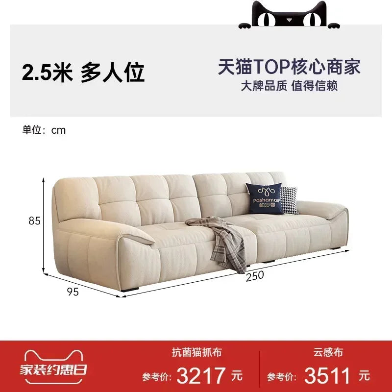 Light Luxury Relaxing Sofa Luxury Comfortable Italiano Designer Sofa Bed Lazy Halloween Reclining Divano Letto Home Decoration
