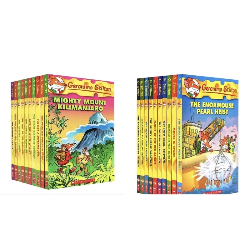 Geronimo Stilton Mouse Reporter 1-80 English Original Chapters, Bridge Books, Complete Set Of 80 Books! Education Teaching