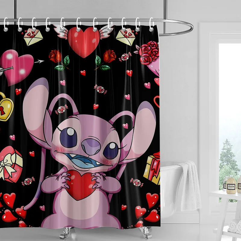 Home decoration shower curtains for bathroom waterproof curtain fabric Modern Nordic style Living Room Merry Christmas winter