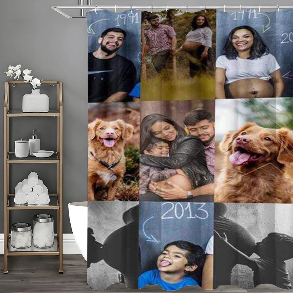 Custom shower curtains, custom curtains for bathrooms, photos of shower curtains with hooks for bathroom decoration