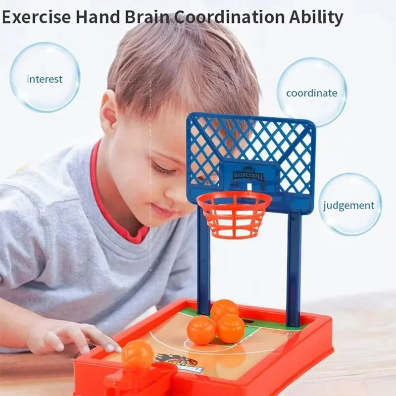 Mini Basketball Machine Desktop Portable Travel Or Office Game Set Suitable For Indoor Or Outdoor Use Fun Toys Gifts