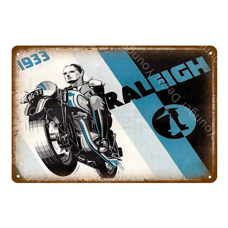 Dirt Bike Metal Poster Retro Motorcycle Races Plaque Wall Art Painting Plate Pub Bar Garage Home Decor Isle Of Man Signs YI-179