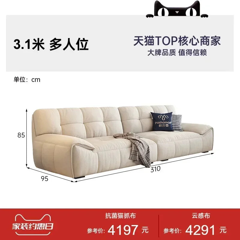 Light Luxury Relaxing Sofa Luxury Comfortable Italiano Designer Sofa Bed Lazy Halloween Reclining Divano Letto Home Decoration