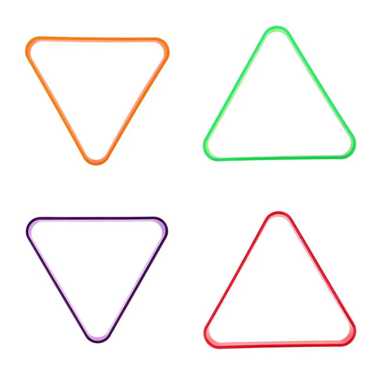 Plastic 8-Ball Billiard / Pool Table Triangle Rack Provides a Durable and Stylish Addition to Your Game Room