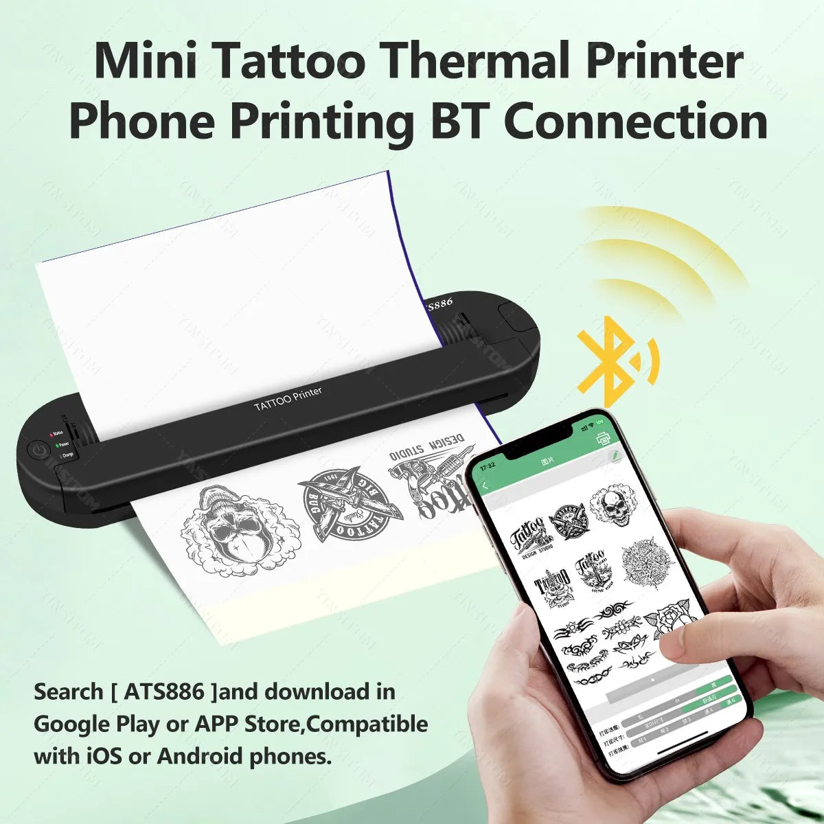 Tattoo Transfer Machine Stencils Device Copier Printer Drawing Thermal Tools For Tattoo Photos Transfer Paper Copy For beginner