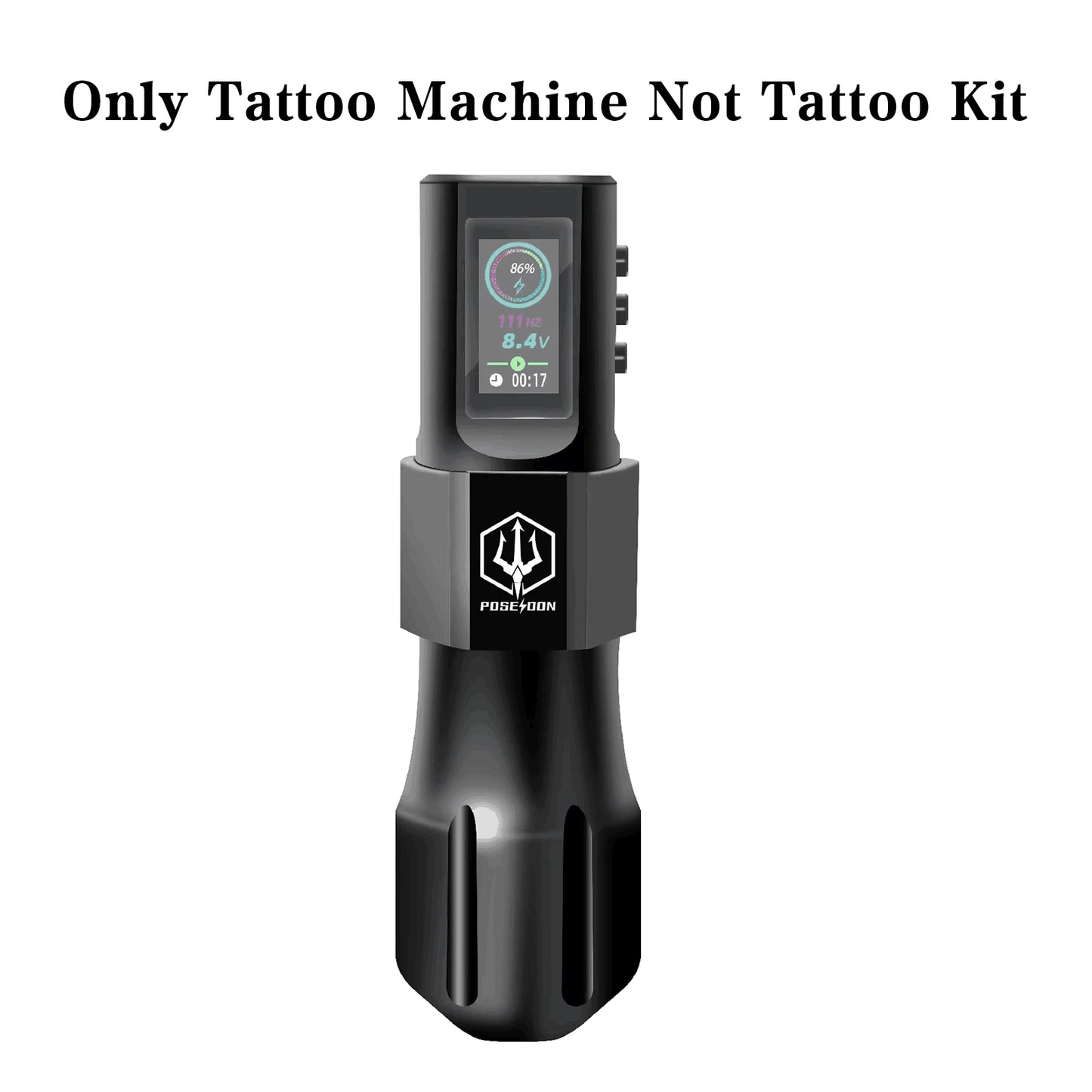 Tattoo Kit Or Tattoo Machnie POSEIDON New Cool Tattoo Pen Kit For Permanent Makeup Tattoo Machine Kit Wireless Tattoo Gun Kit