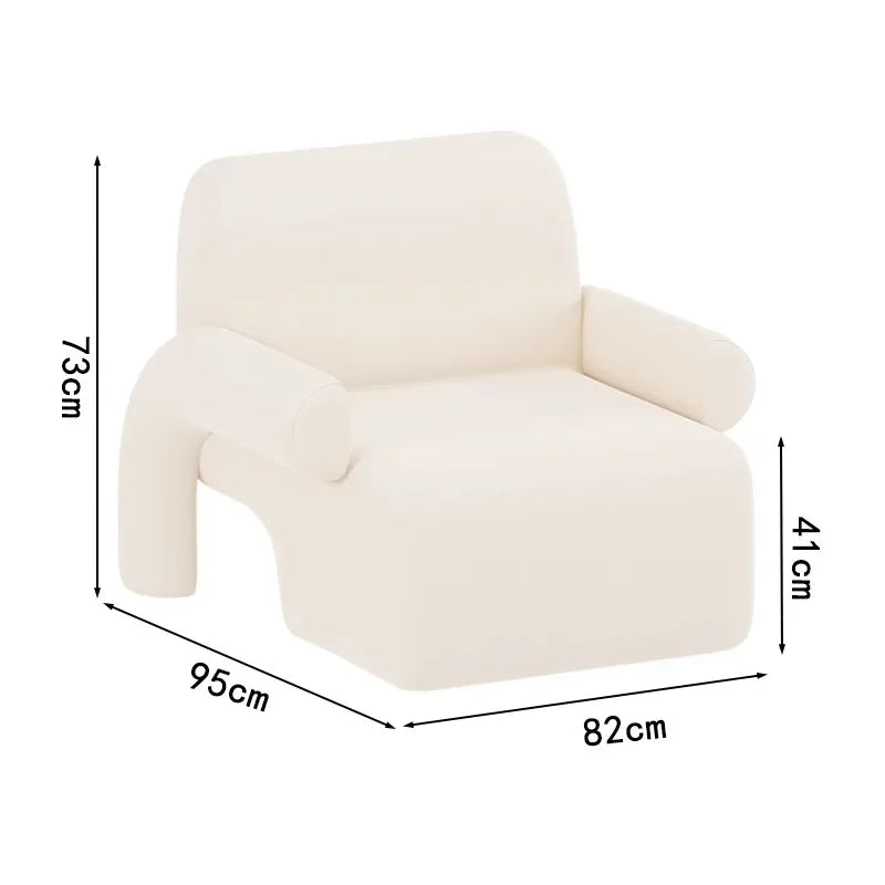 Sectional Single Sofas Modern Elegant Lounge Nordic Sofa Minimalist Luxury Sillas Para Sala De Estar Furniture For Bedroom